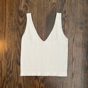 White Free People Tank